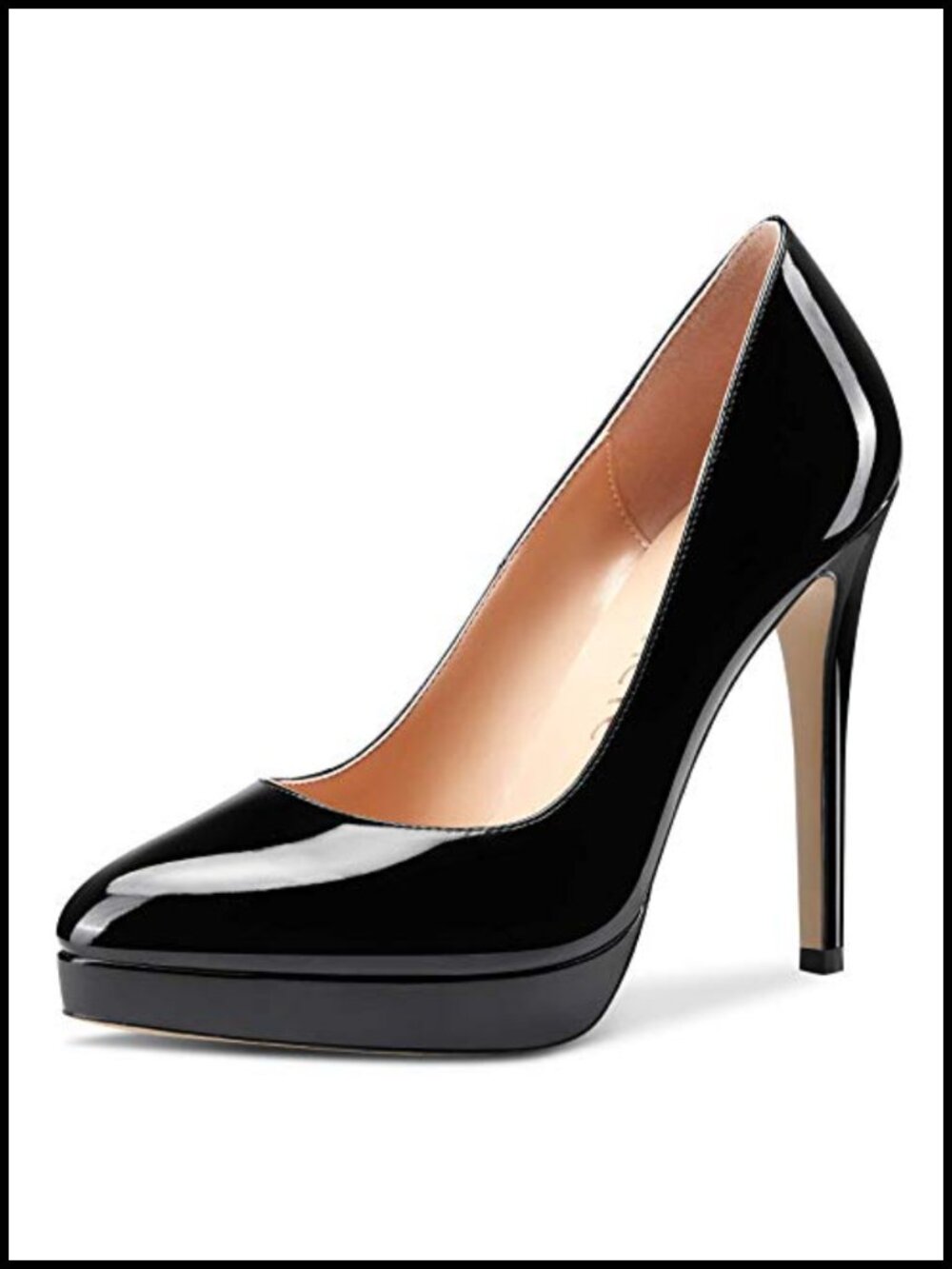 High Heels Platform Pumps Stilettos 12CM Slip-on Office Dress Shoes